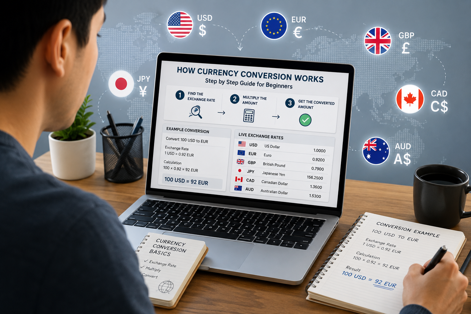 How Currency Conversion Works Step by Step for Beginners - voltcurrency.com